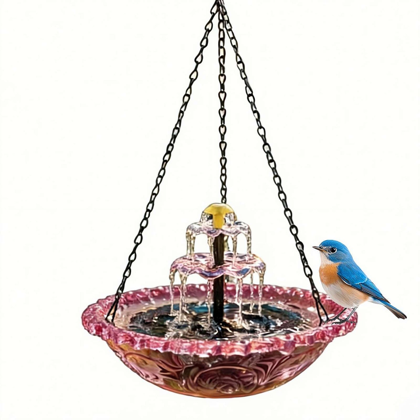 Cascade Hanging Bird Bath Fountain