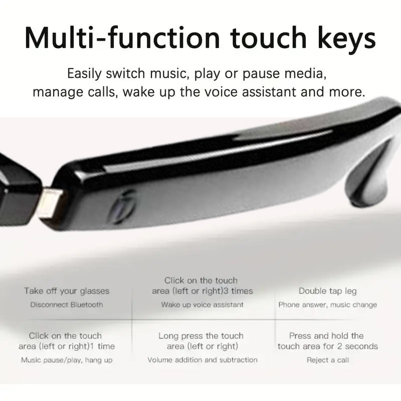 50% OFF!!🔥 AI Interpretation Smart Glasses🕶️160-Language Translation, Photochromic Lenses, AI Chat & Hands-Free Audio