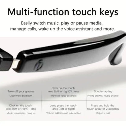 50% OFF!!🔥 AI Interpretation Smart Glasses🕶️160-Language Translation, Photochromic Lenses, AI Chat & Hands-Free Audio