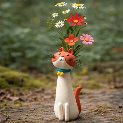 🔥Last Day 50% OFF - 🐶🐱Handcrafted Quirky Dog And Cat Vase