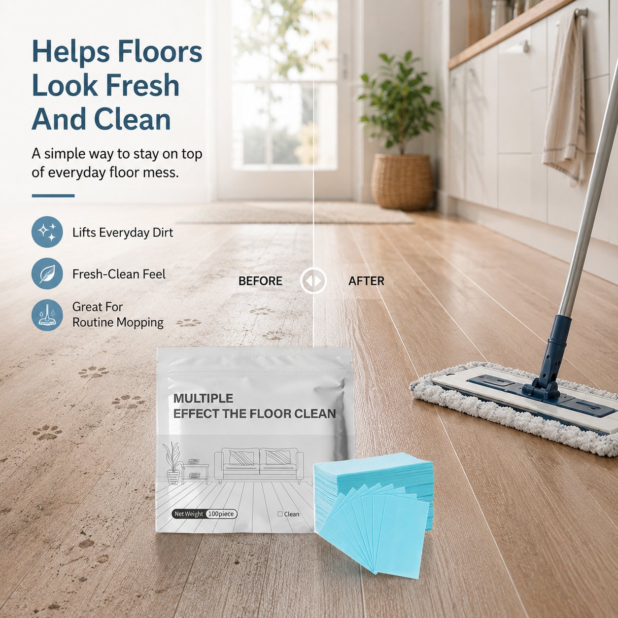 🔥LAST DAY 50% OFF -100-Piece Multi-Surface Floor Cleaning Tablets