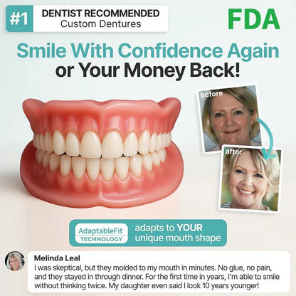 🦷Automatically Perfect Fit / The Smart Denture That Remembers Your Mouth