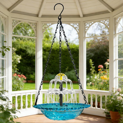 Cascade Hanging Bird Bath Fountain