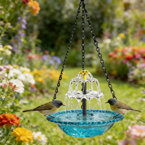 Cascade Hanging Bird Bath Fountain