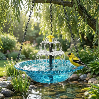 Cascade Hanging Bird Bath Fountain
