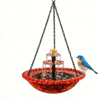 Cascade Hanging Bird Bath Fountain