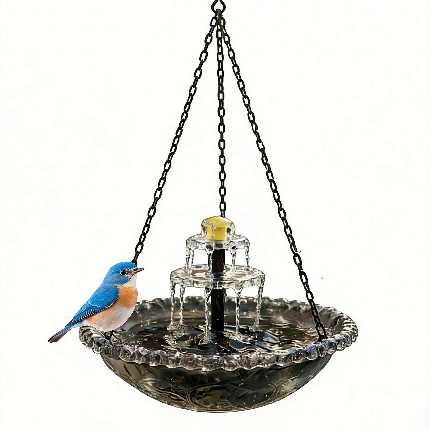 Cascade Hanging Bird Bath Fountain