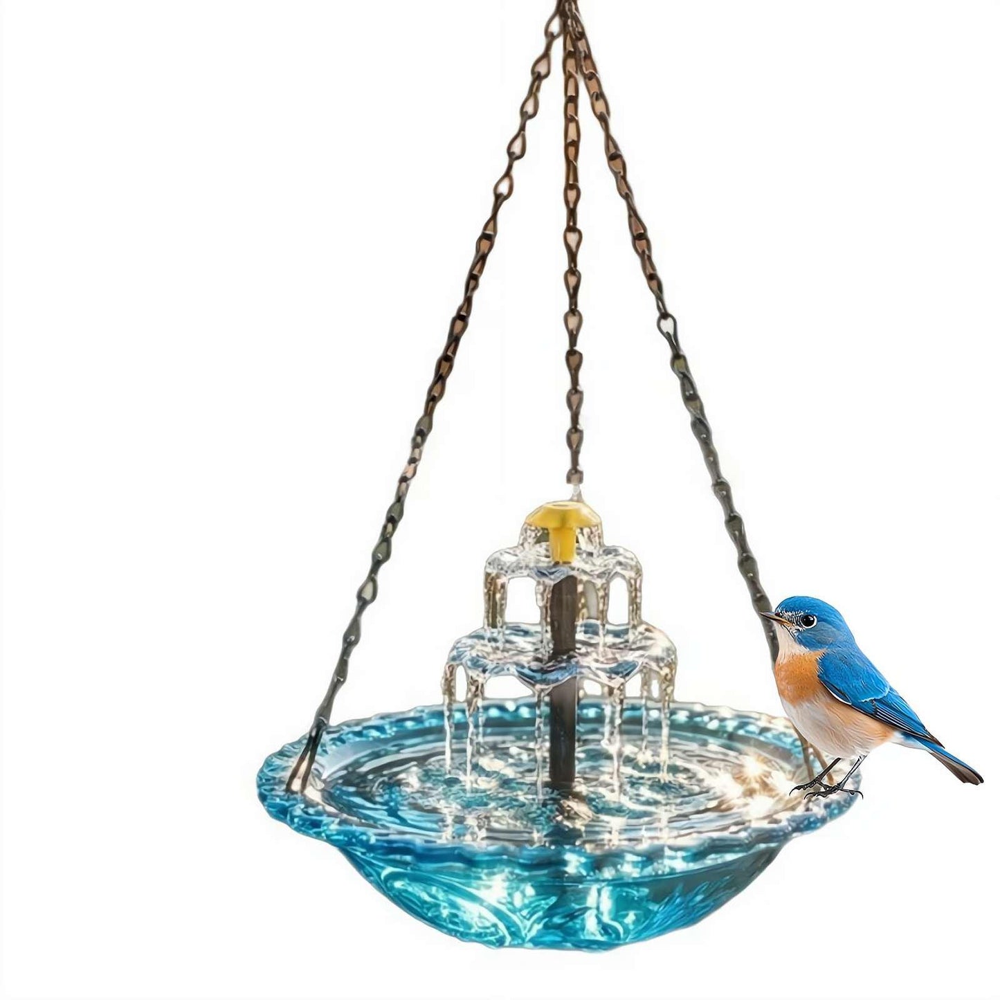 Cascade Hanging Bird Bath Fountain