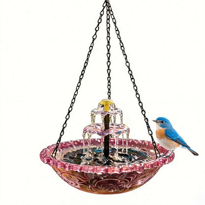 Cascade Hanging Bird Bath Fountain