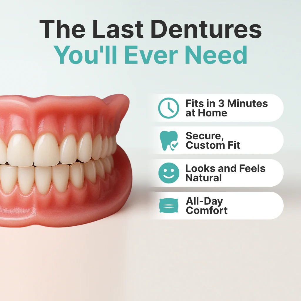 🦷Automatically Perfect Fit / The Smart Denture That Remembers Your Mouth