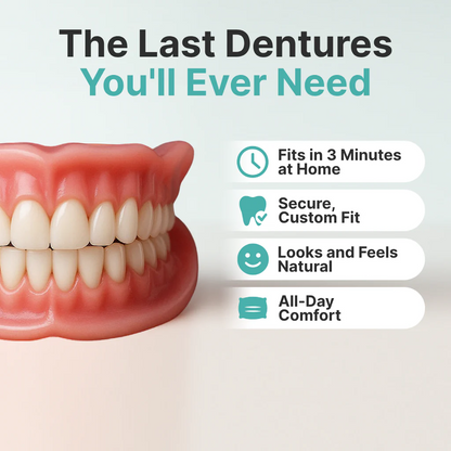 🦷Automatically Perfect Fit / The Smart Denture That Remembers Your Mouth